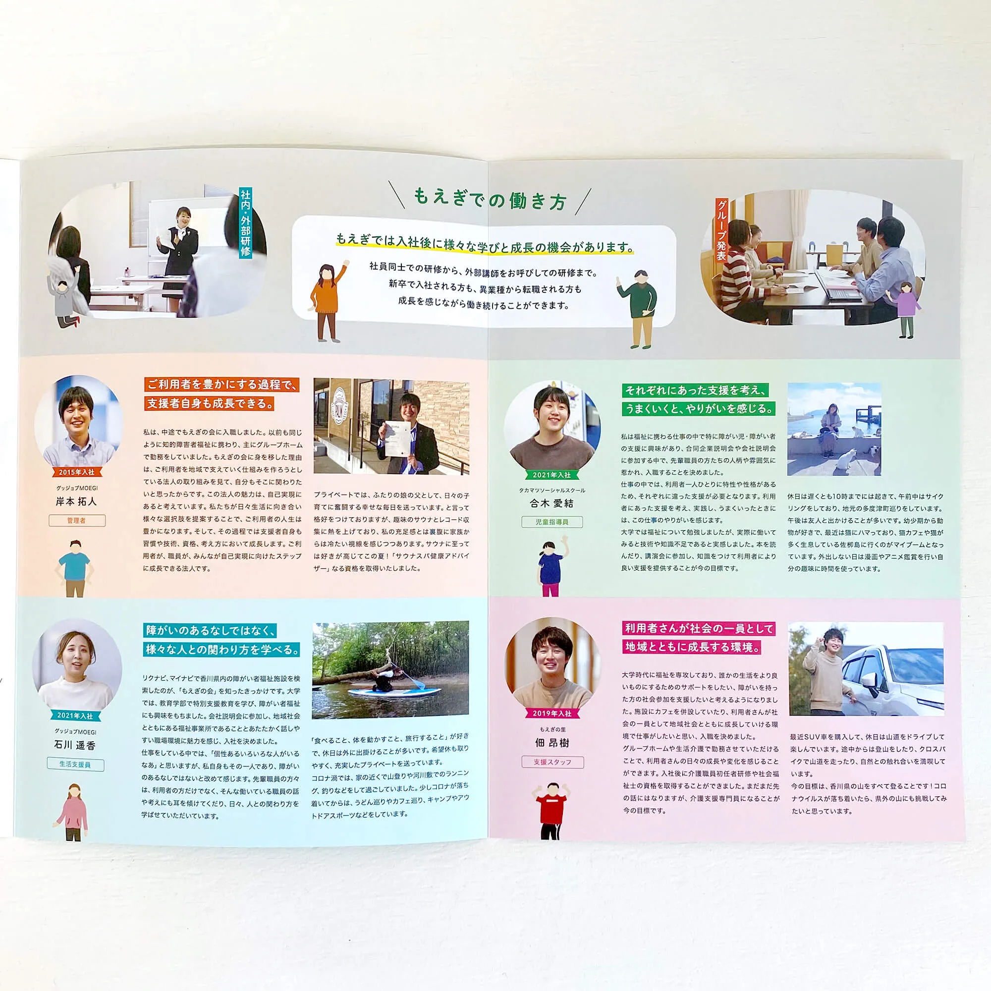 もえぎの会 採用パンフレット
