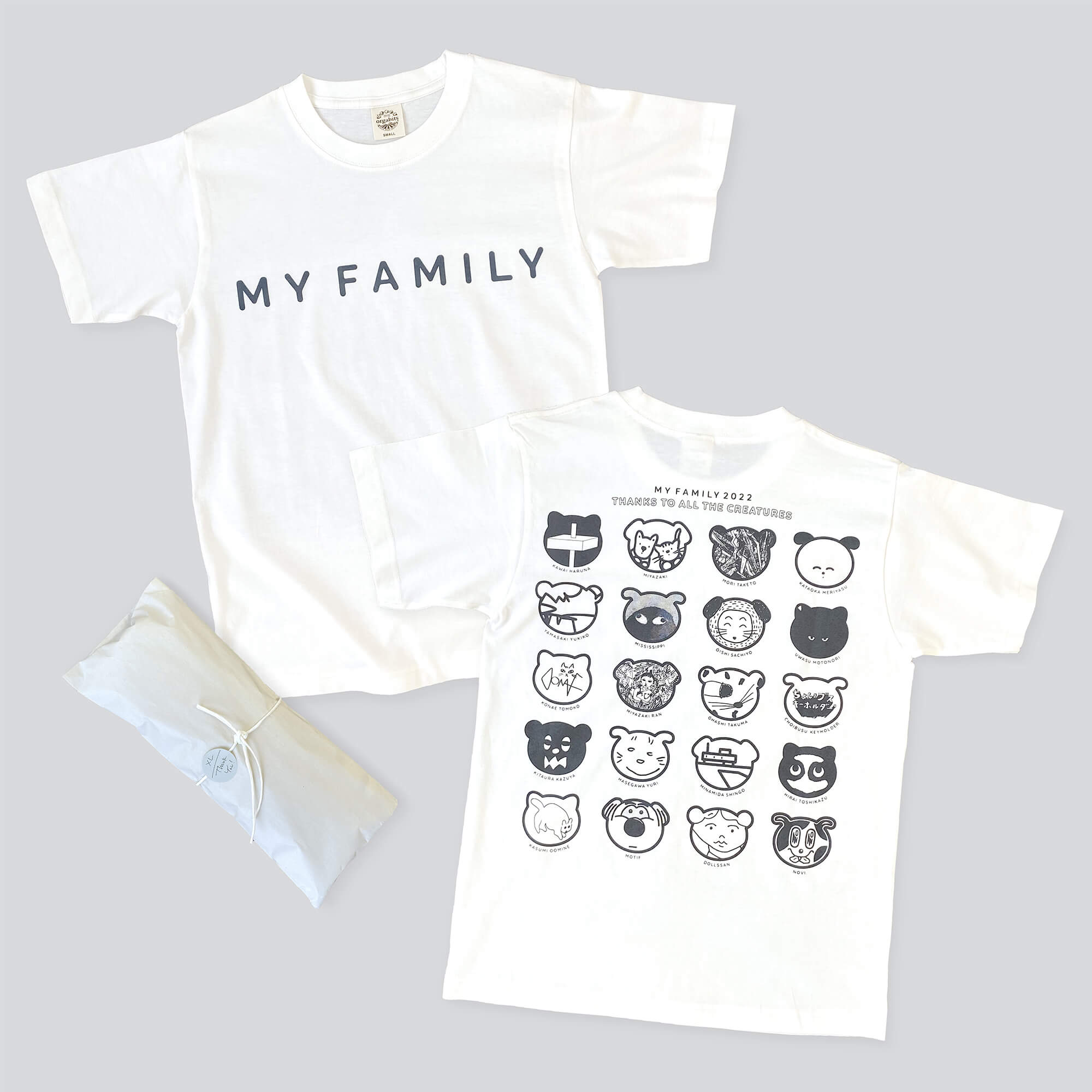 グループ展「MY FAMILY 2022」コラボTシャツ